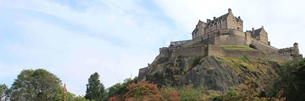 Panoramic of Edinburgh Castle